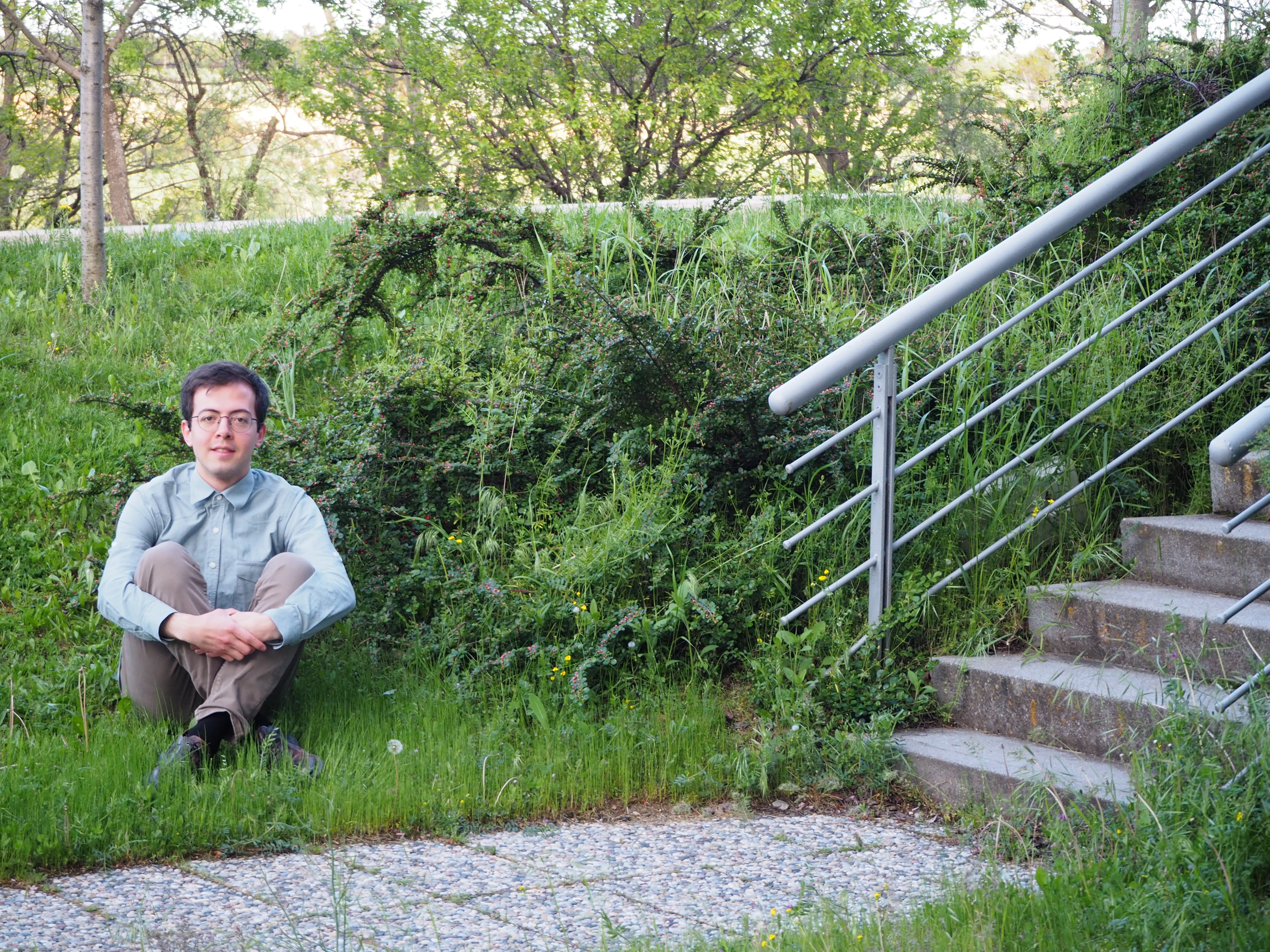 With the plant